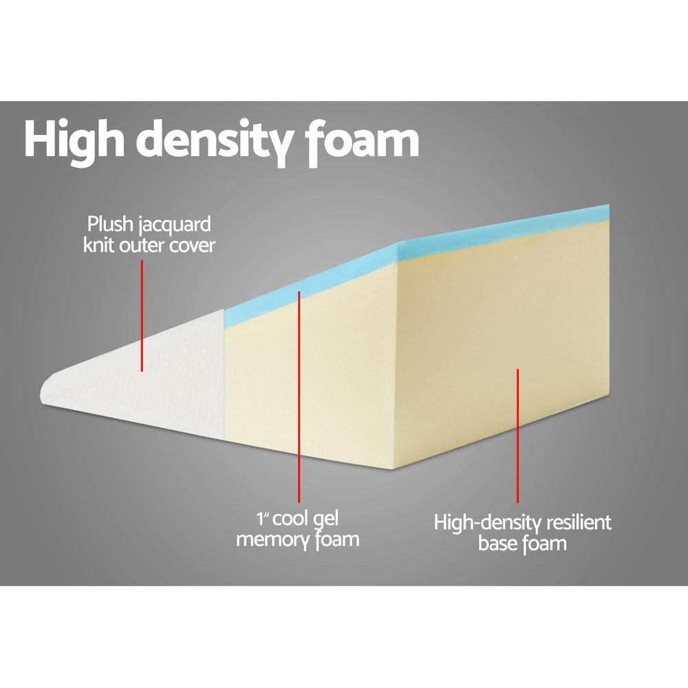 Giselle Bedding Wedge Pillow White Twin Pack - Harrogates