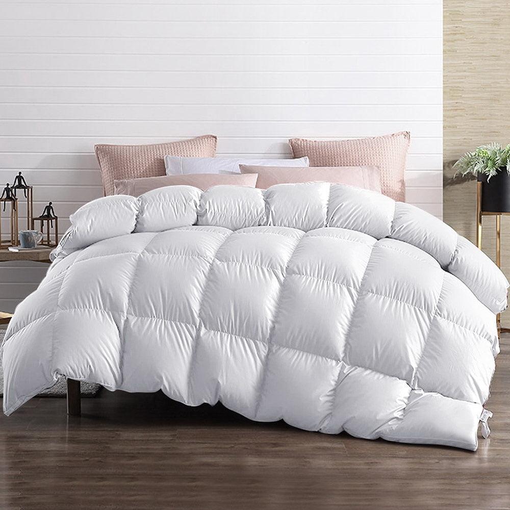 Giselle Bedding 700GSM Goose Down Feather Quilt Super King - Harrogates