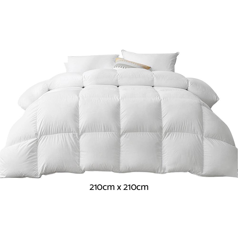 Giselle Bedding 500GSM Goose Down Feather Quilt Queen - Harrogates