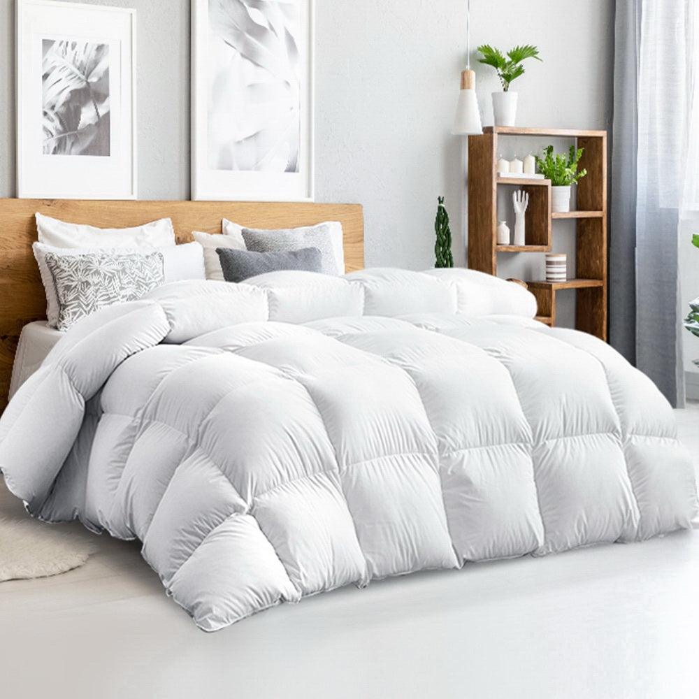 Giselle Bedding 500GSM Goose Down Feather Quilt Super King - Harrogates