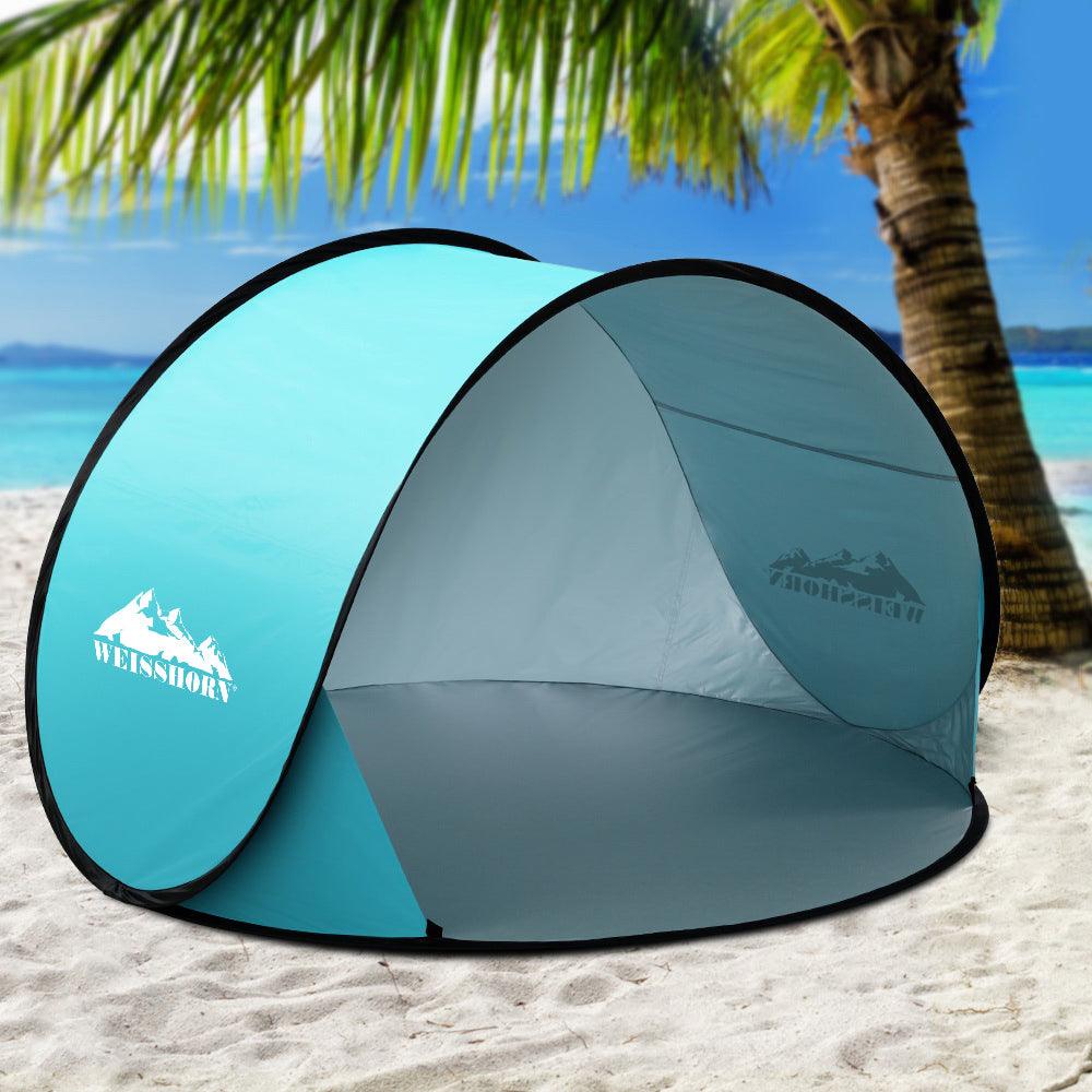 Weisshorn Pop Up Beach Tent Camping Portable Sun Shade Shelter Fishing - Harrogates