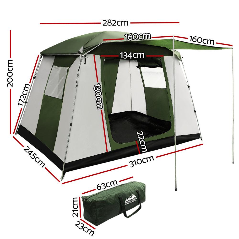 Weisshorn Camping Tent 6 Person Tents Family Hiking Dome - Harrogates