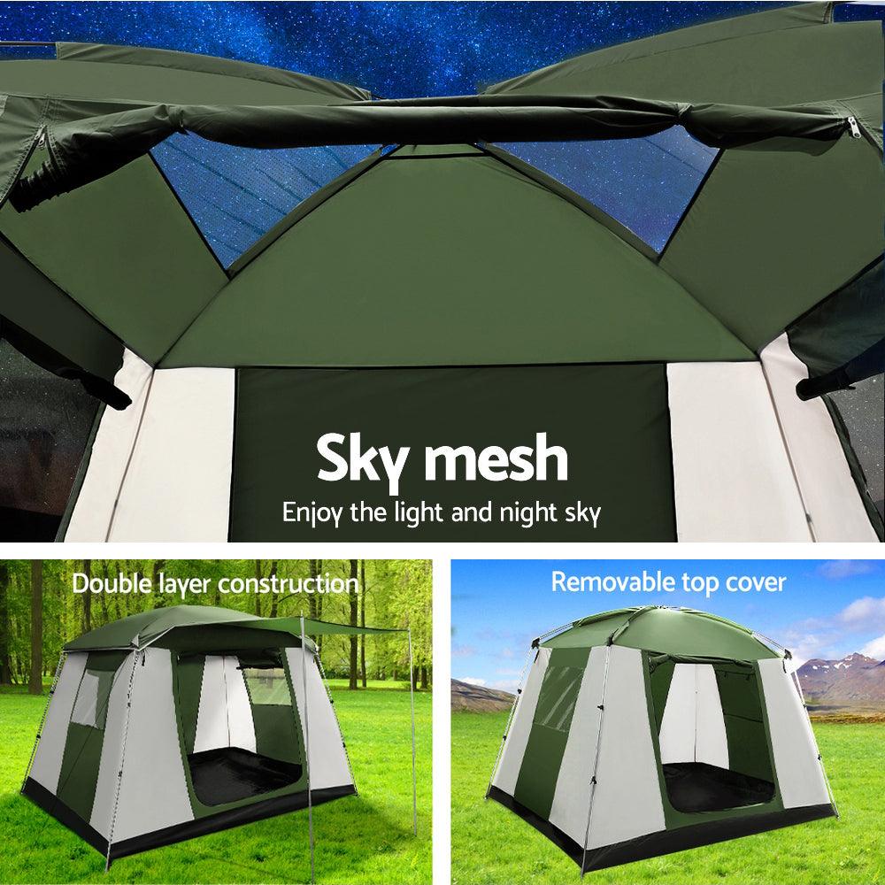 Weisshorn Camping Tent 6 Person Tents Family Hiking Dome - Harrogates