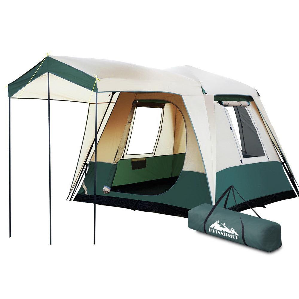 Weisshorn Instant Up Camping Tent 4 Person Pop up Tents Family Hiking Dome Camp - Harrogates