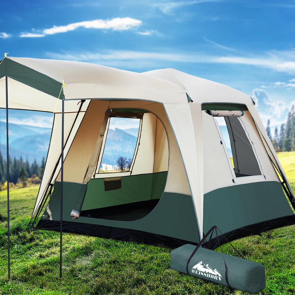 Weisshorn Instant Up Camping Tent 4 Person Pop up Tents Family Hiking Dome Camp - Harrogates