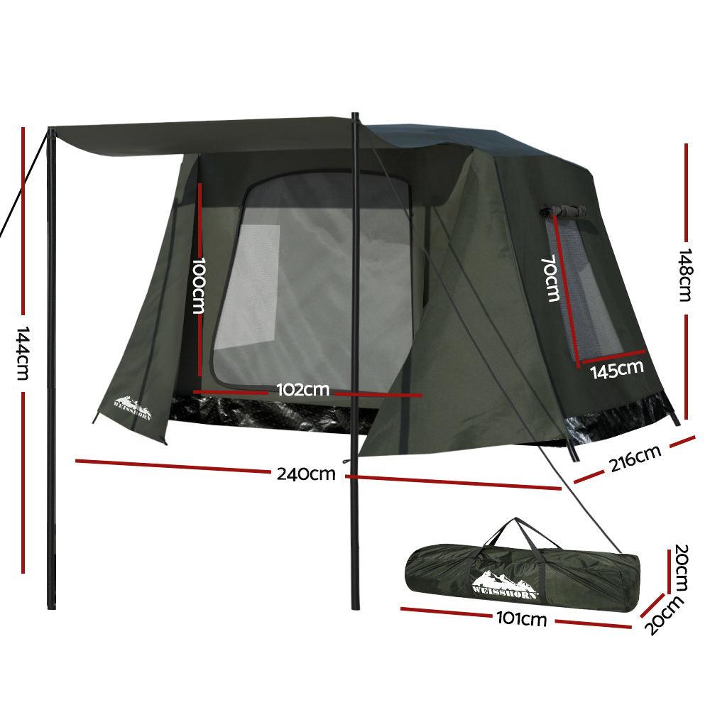 Weisshorn Camping Tent Instant Up 2-3 Person Tents Outdoor Hiking Shelter - Harrogates