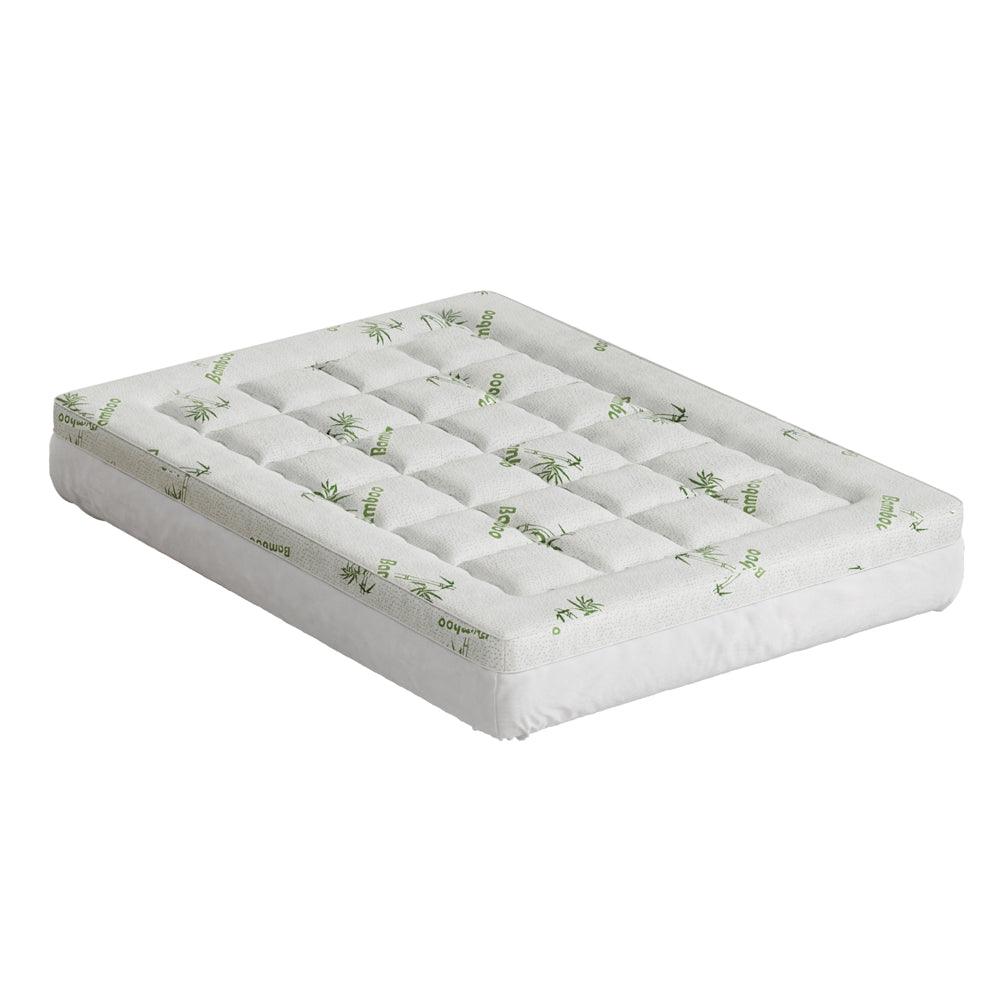 Giselle Bedding Mattress Topper Pillowtop Bamboo 7.5cm Double - Harrogates