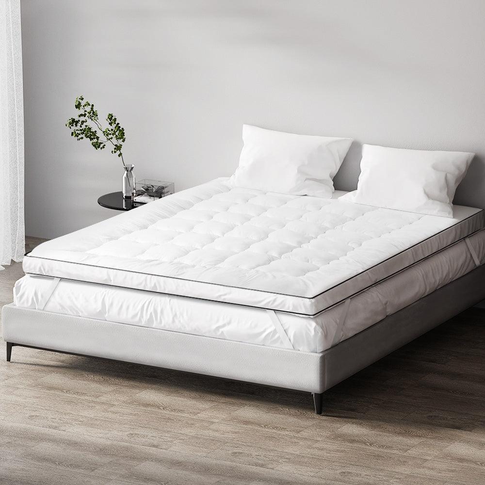 Giselle Bedding Mattress Topper Pillowtop - King Single - Harrogates