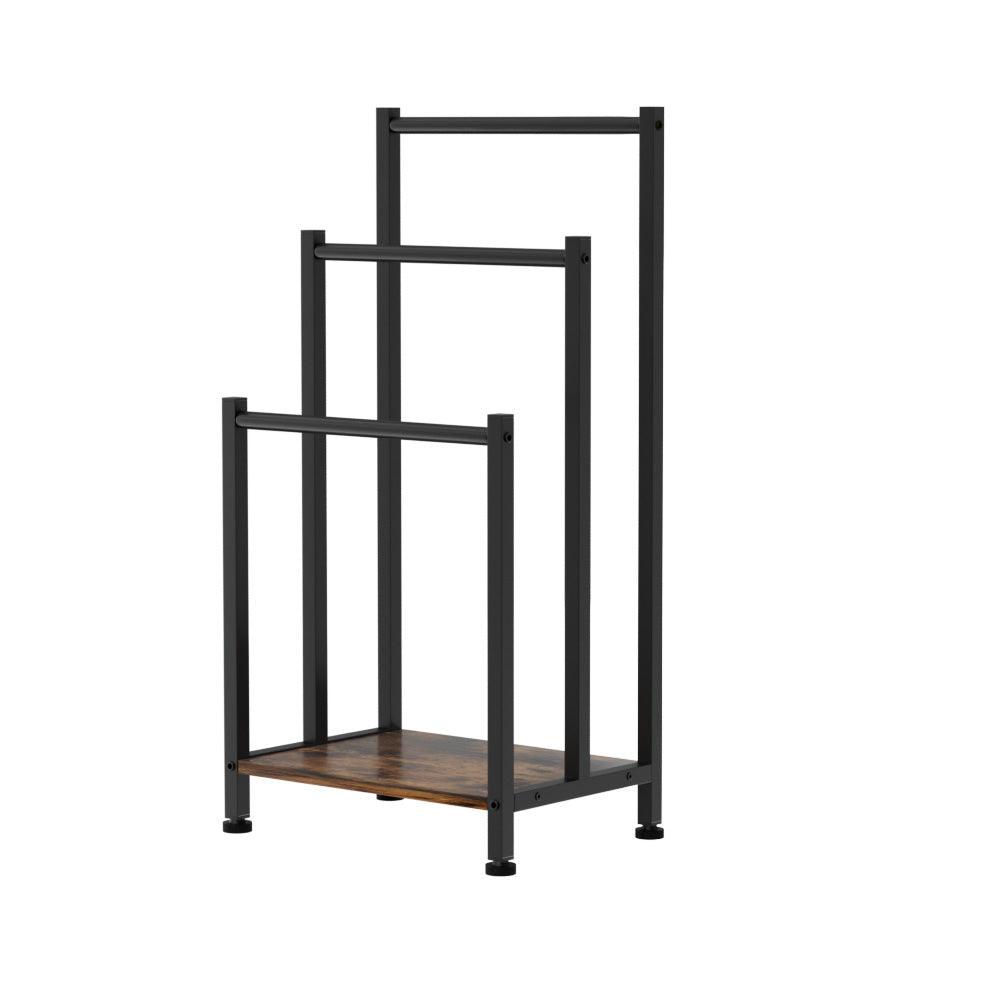3 Tier Towel Rack Rail Freestanding Holder Bathroom Organizer Laundry Drying Bar - Harrogates