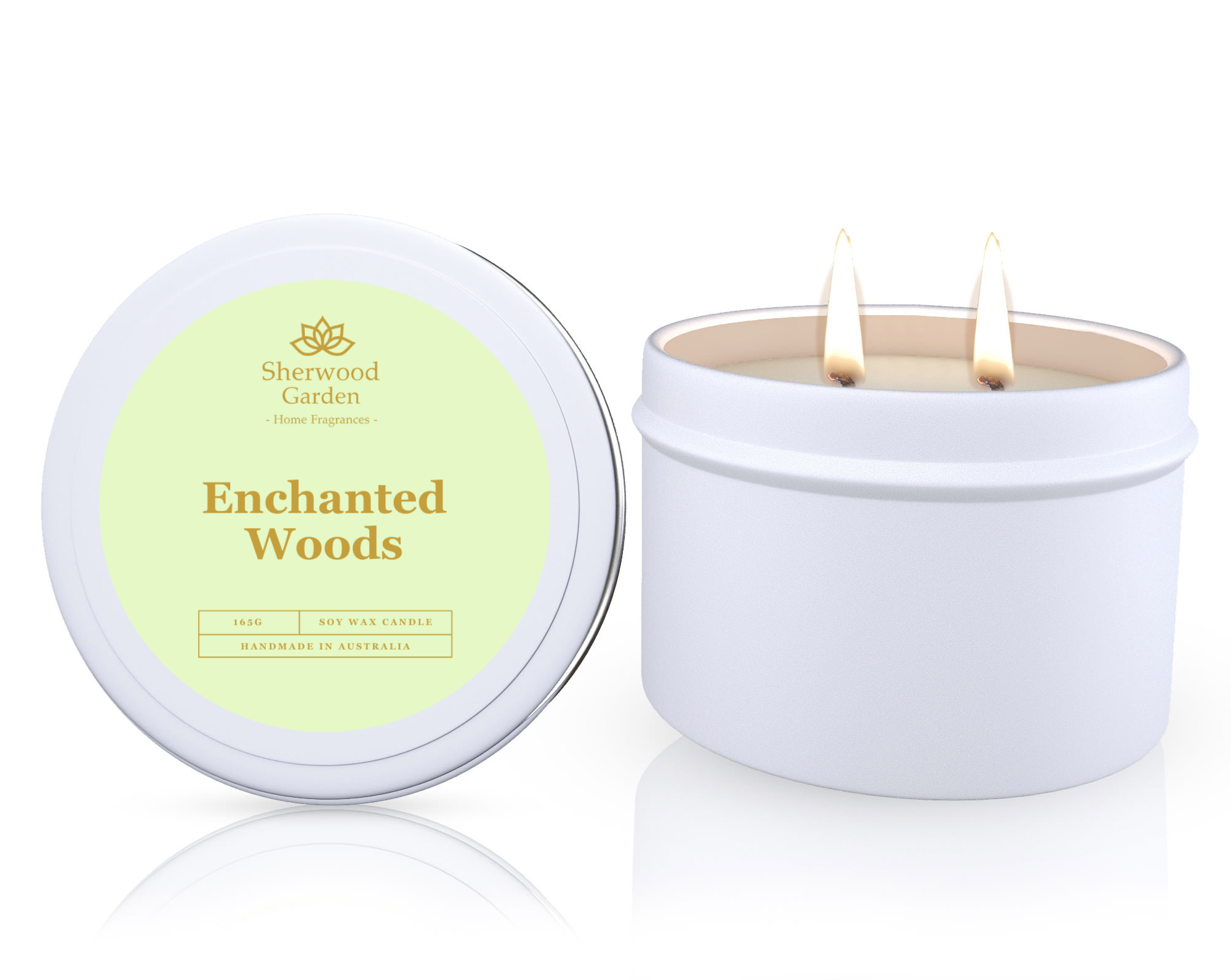 Sherwood Garden Enchanted Woods Soy Candle Tin 165g