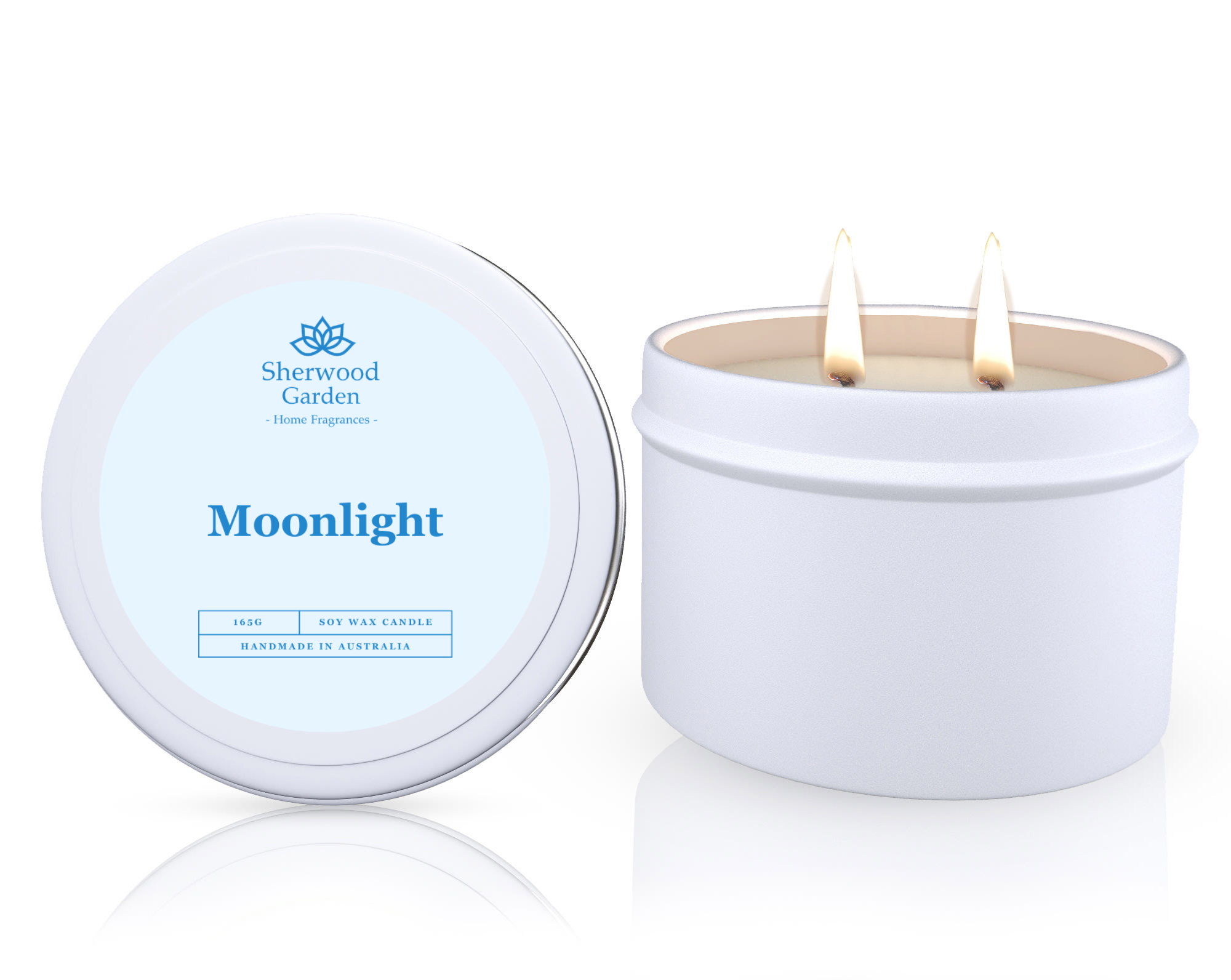 Sherwood Garden Moonlight Soy Candle Tin 165g