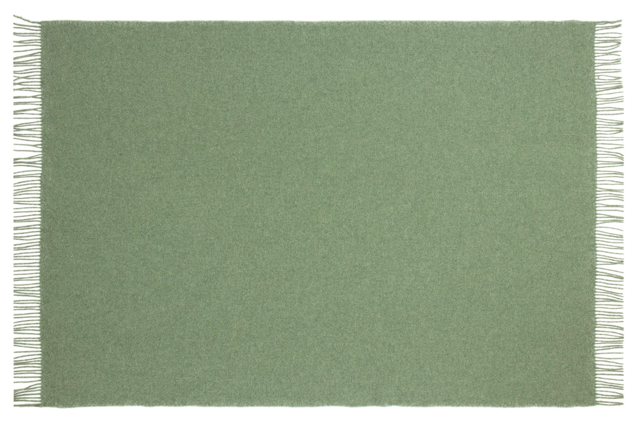 Brighton Throw - 100% NZ Wool - Sage - Harrogates