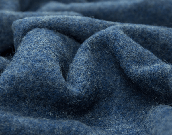 Brighton Throw - 100% NZ Wool - Navy - Harrogates