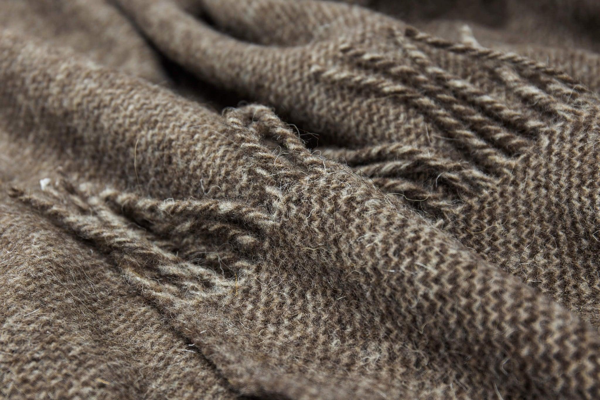Cambridge Throw - 100% NZ Wool - Natural - Harrogates