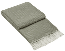 Hampton Throw - Merino Wool Blend - Light Grey - Harrogates