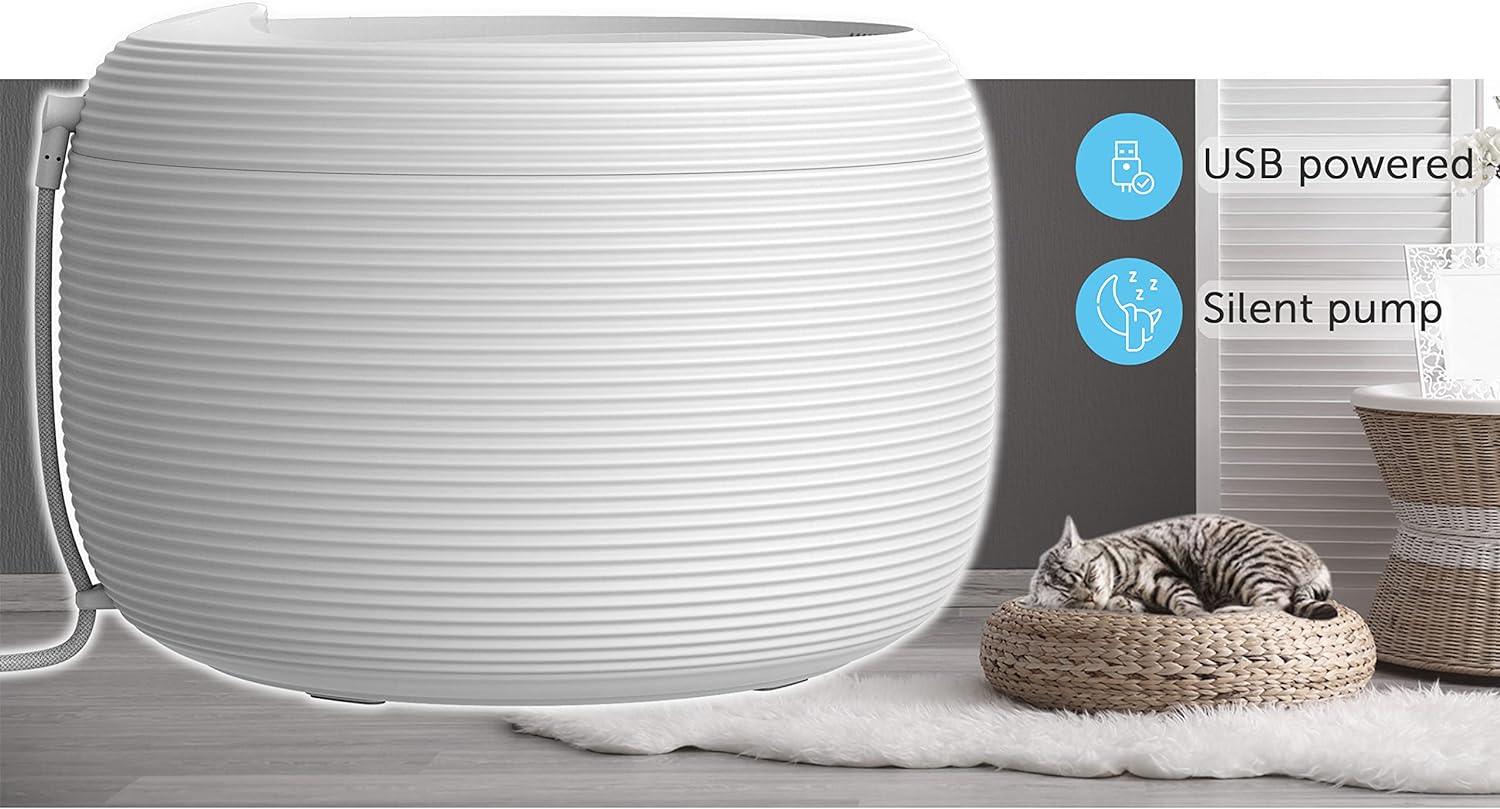 Smart Pet Water Fountain for Cats & Dogs, 2.5L - Harrogates