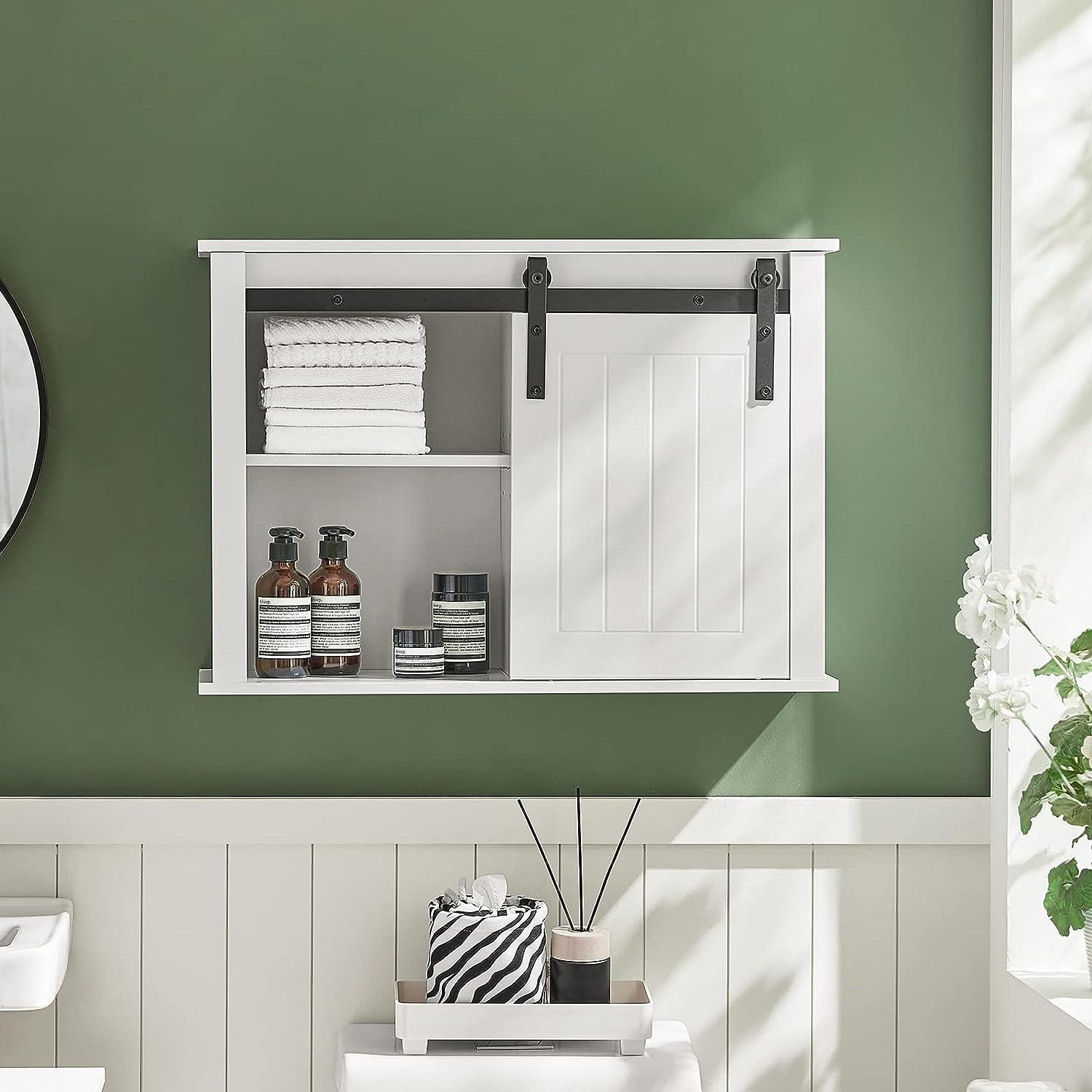 Bathroom Wall Cabinet Storage Cupboard - Harrogates