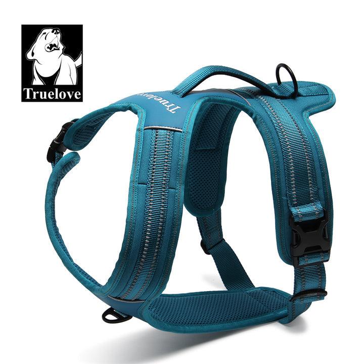 Reflective Heavy Duty Harness Blue M - Harrogates