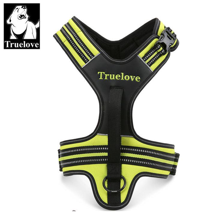 Reflective Heavy Duty Harness Neon Yellow L - Harrogates