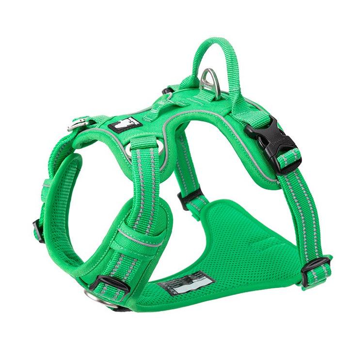 No Pull Harness Green XS - Harrogates