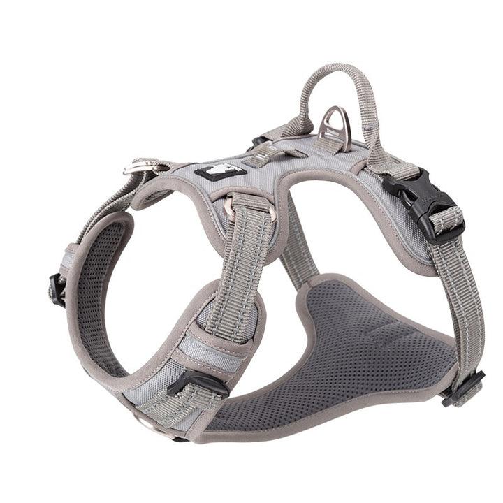 No Pull Harness Grey L - Harrogates