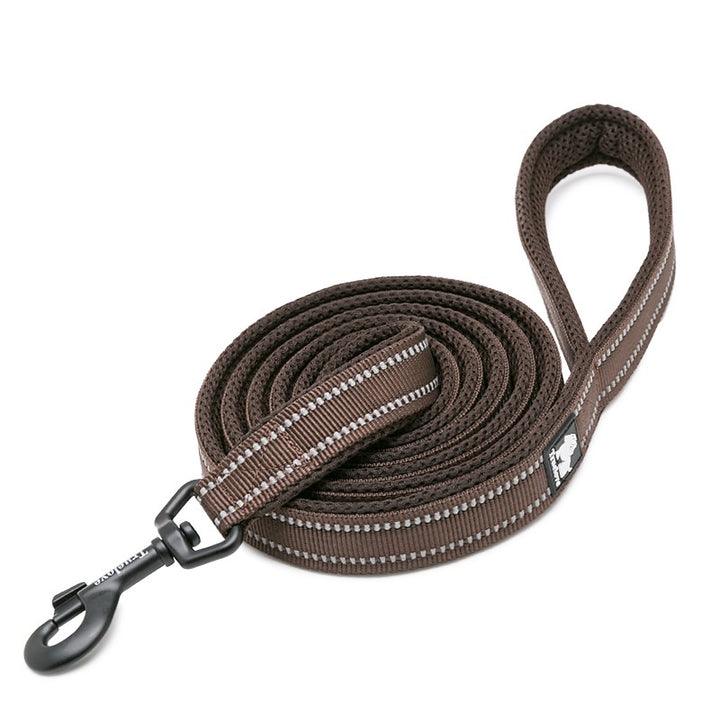 Reflective Pet Leash 2 meters Brown M - Harrogates