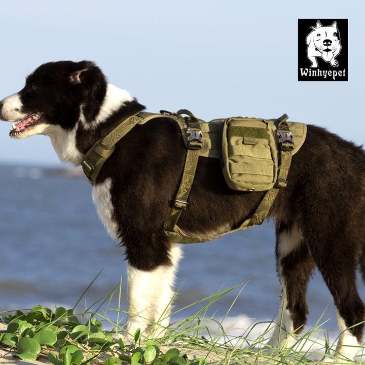 Whinhyepet Military Harness Army Green XL - Harrogates