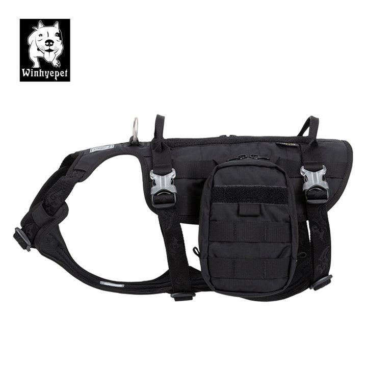 Whinhyepet Military Harness Black L - Harrogates