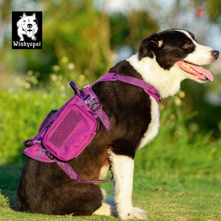 Whinhyepet Military Harness Purple M - Harrogates