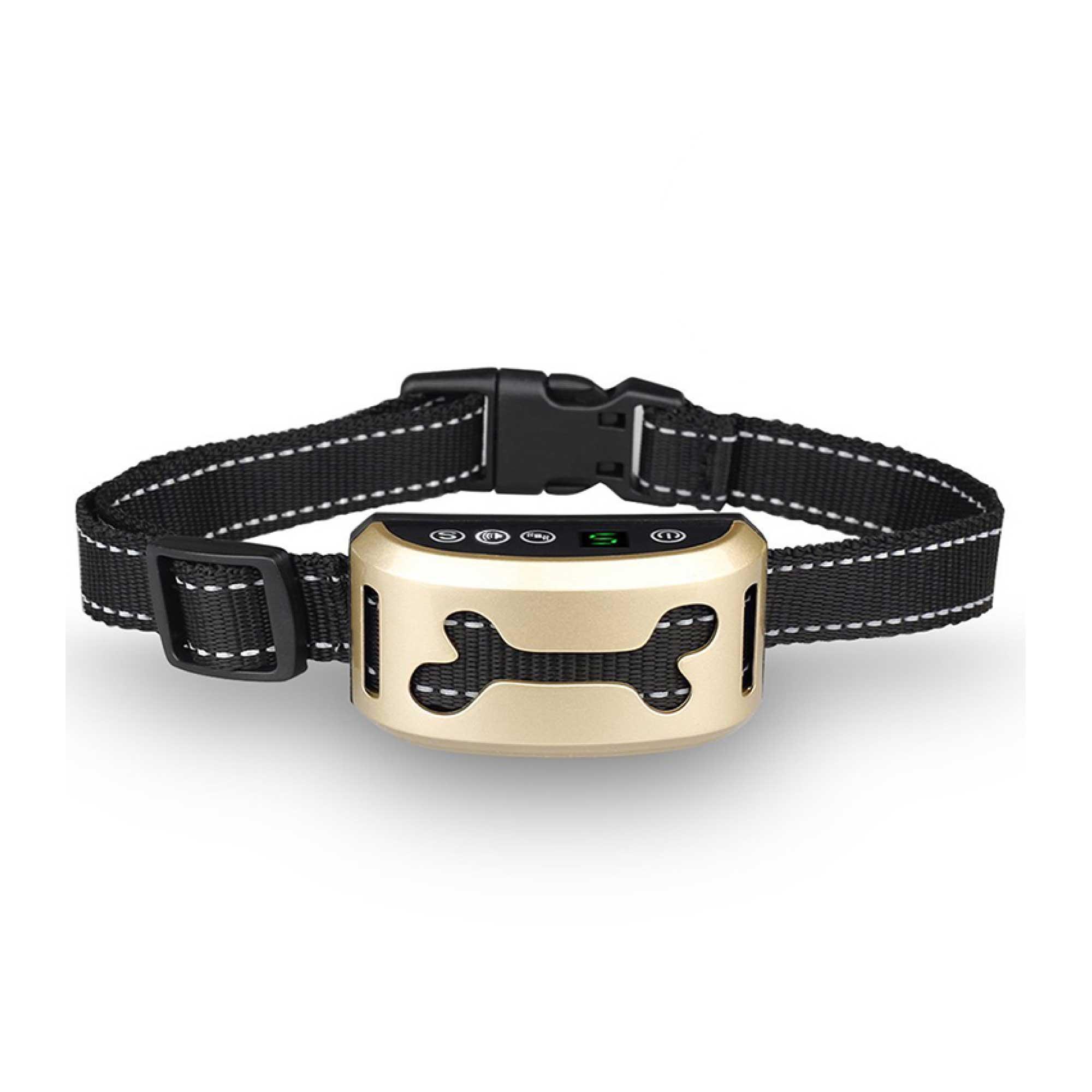 Dog Bark Collar - Sound and Vibration Automatic USB Rechargeable Training Device - Harrogates