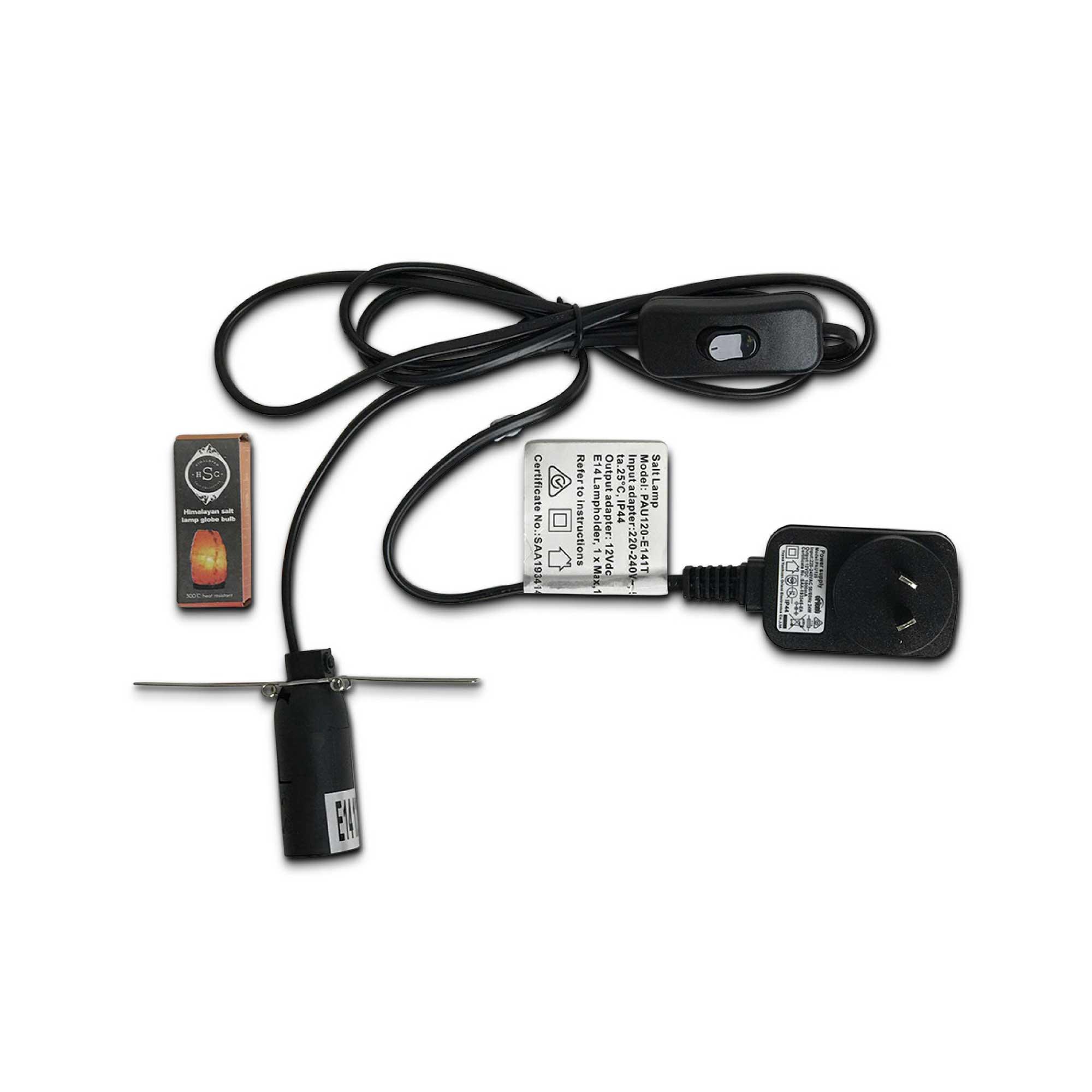 12V 12W 1-2kg Himalayan Pink Salt Diffuser Essential Oil Lamp Aromatherapy On/Off - Harrogates