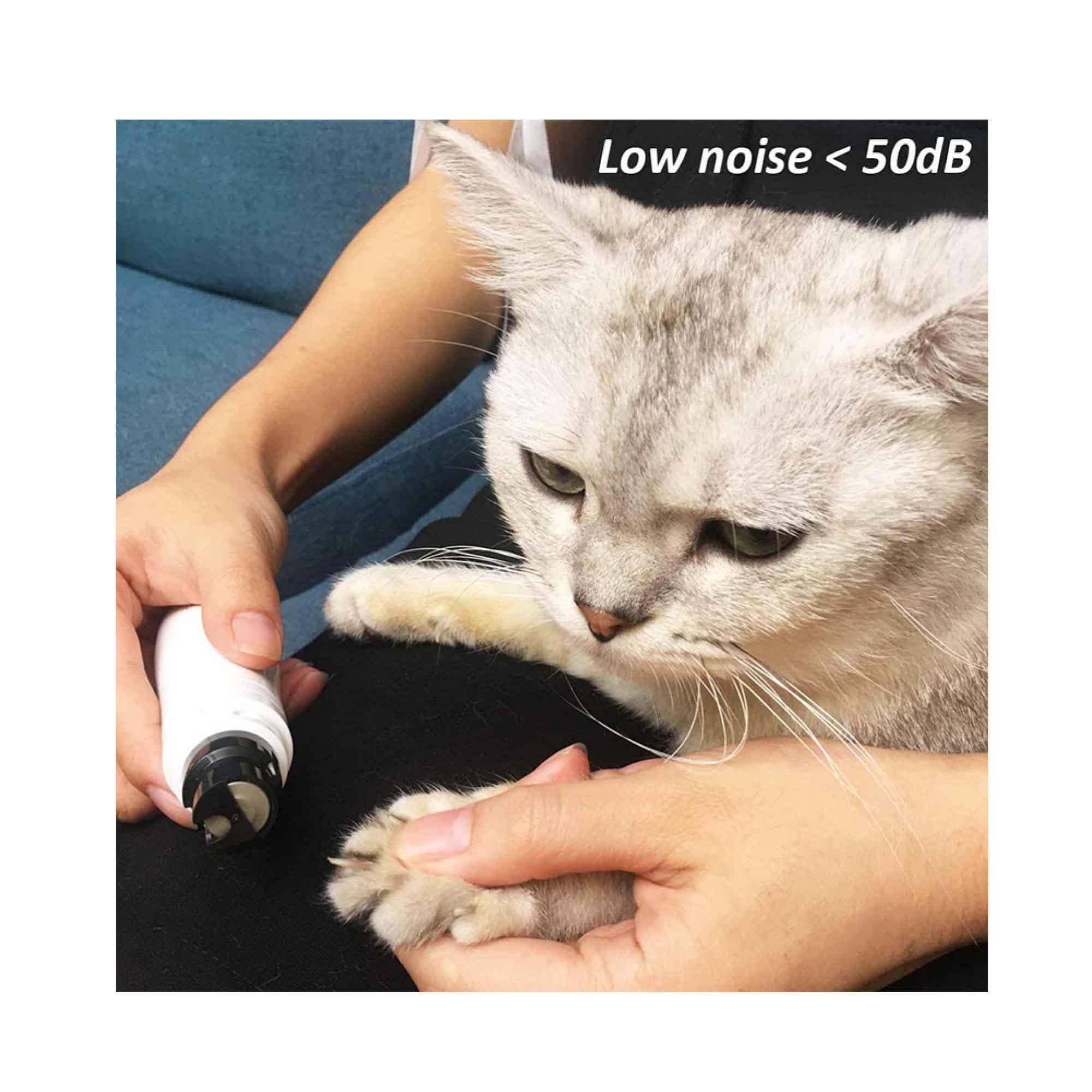 Pet Nail Grinder Dog Cat Electric Trimmer Turbo USB Rechargeable Claw Filer N9 - Harrogates