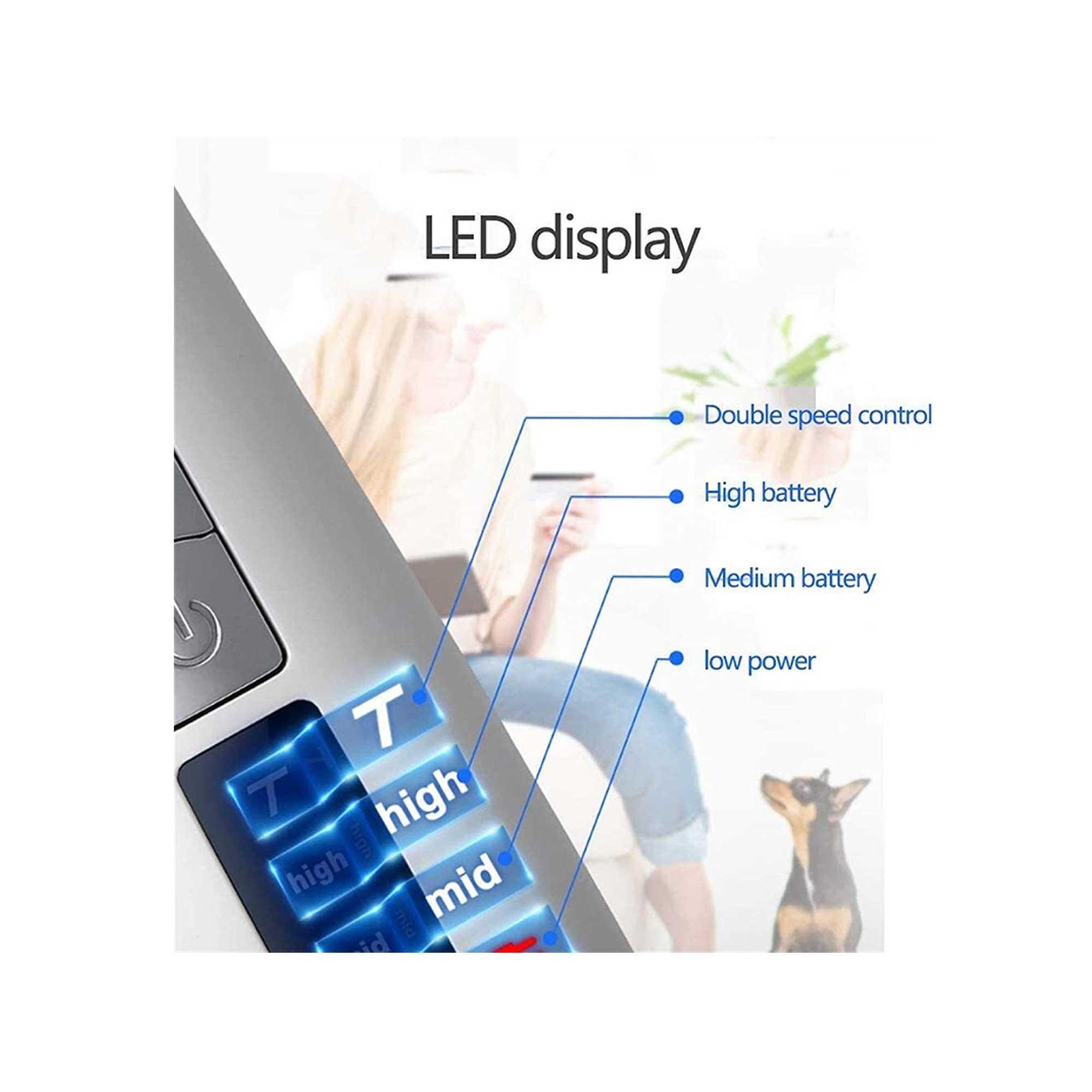 Pet Nail Grinder Dog Cat Electric Trimmer Turbo USB Rechargeable Claw Filer N9 - Harrogates