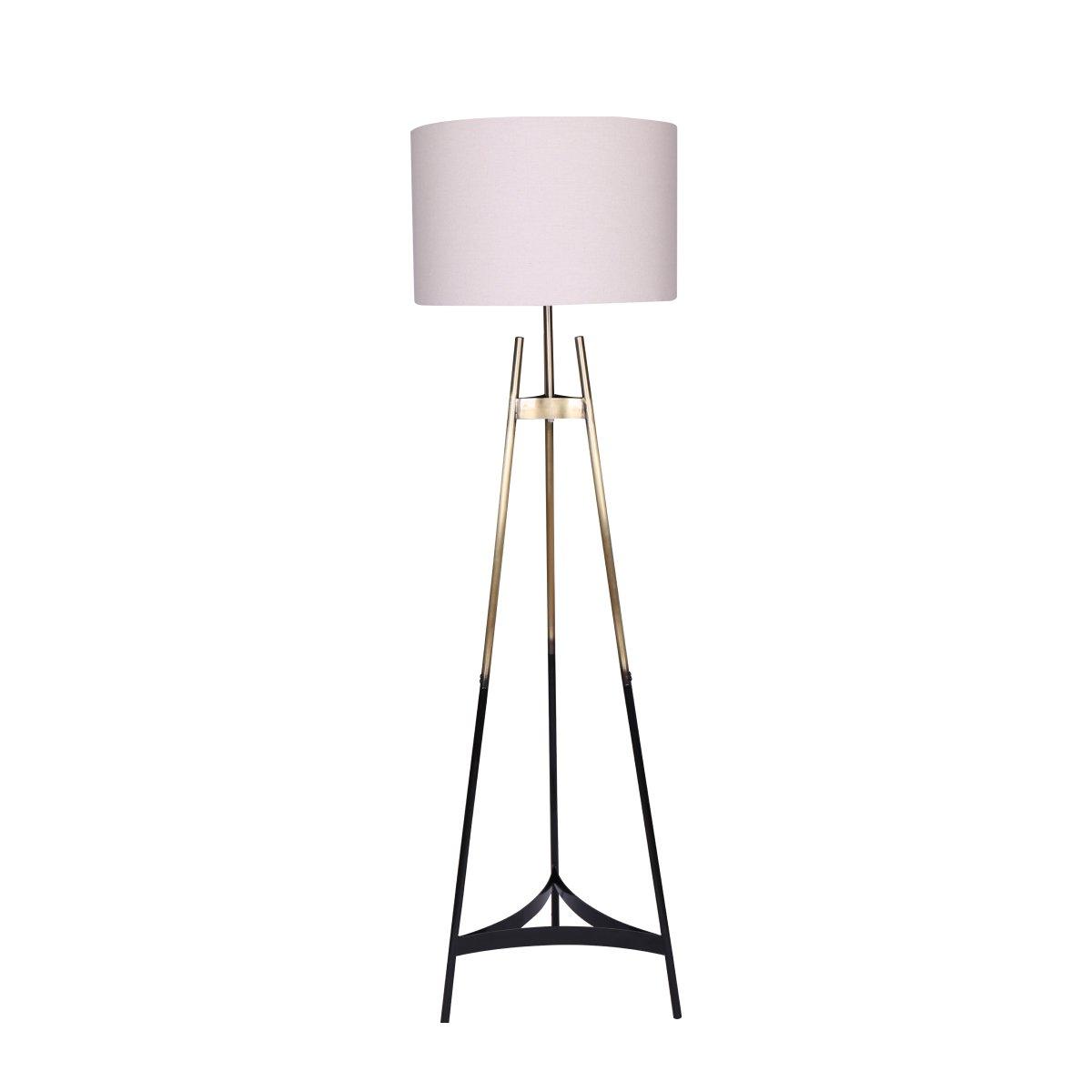 Sarantino Metal Tripod Electric Floor Lamp Gradient Finish - Harrogates
