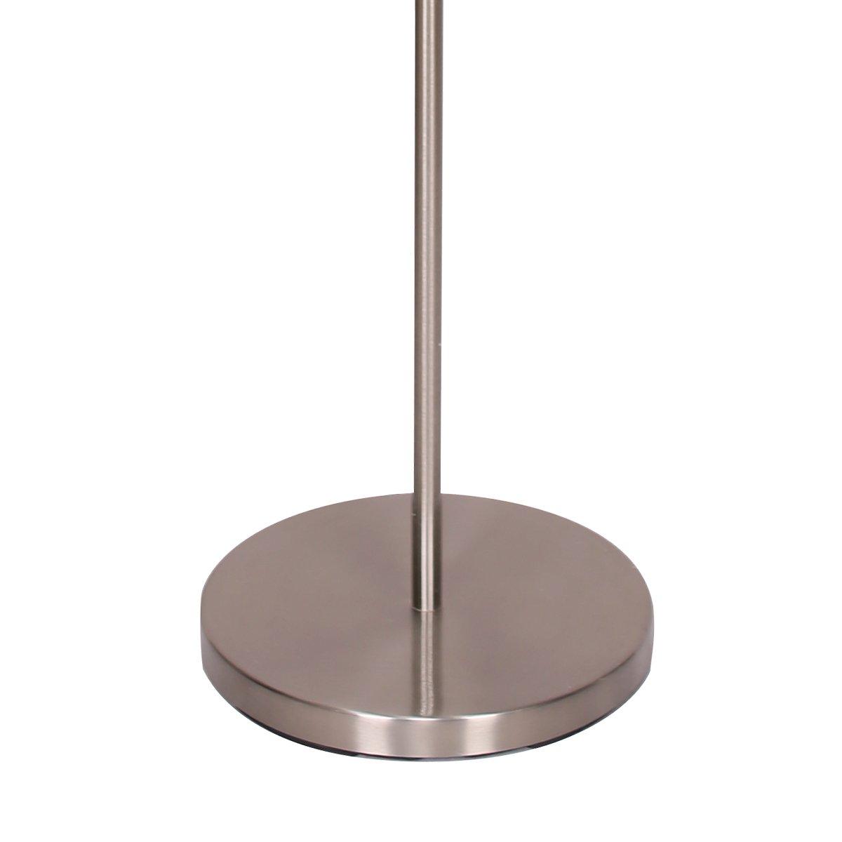 Sarantino Nickel Metal Arc Floor Lamp - Harrogates