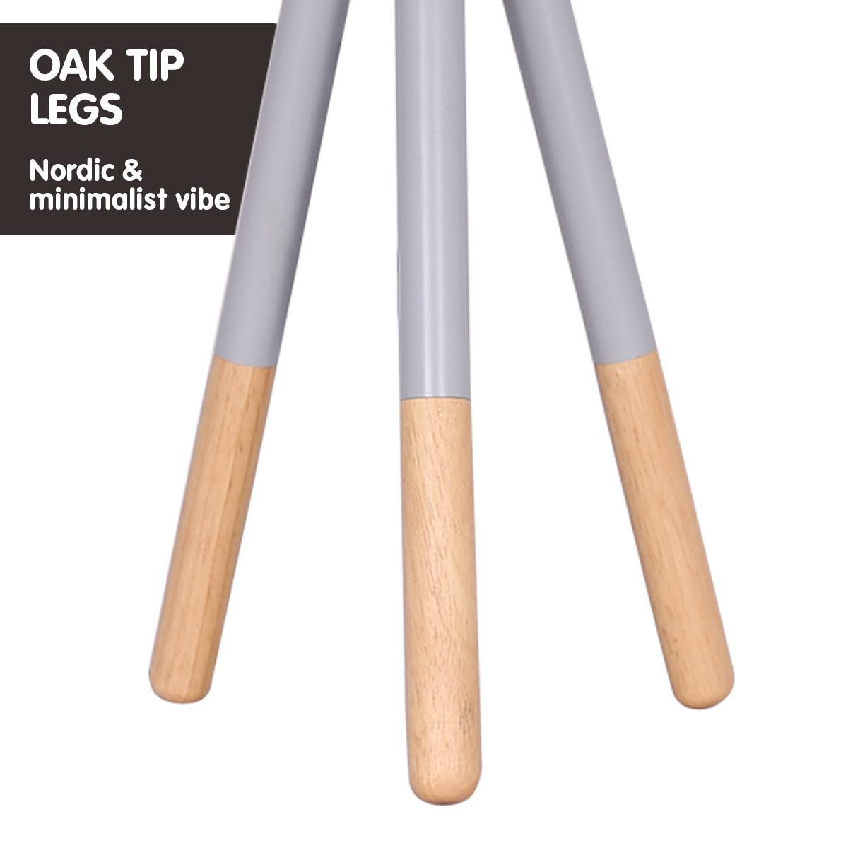 Sarantino Tripod Desk Lamp in Metal & Wood Nordic Minimalist Light - Harrogates