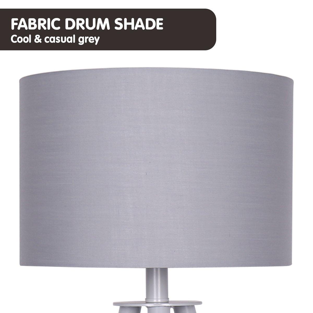 Sarantino Tripod Desk Lamp in Metal & Wood Nordic Minimalist Light - Harrogates