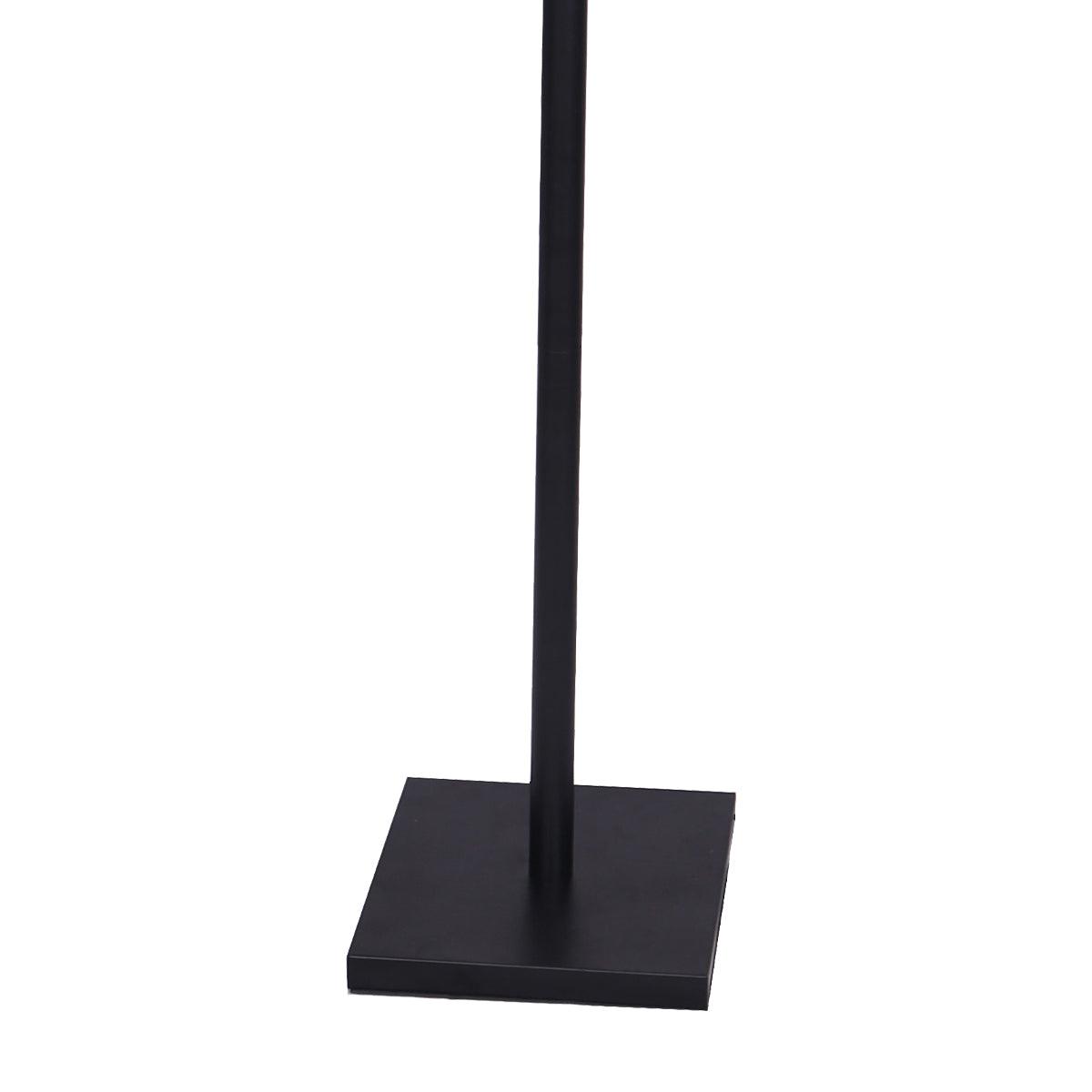 Sarantino LED Metal Floor Lamp with 2 Lights in Brushed Gold and Black Finish - Harrogates