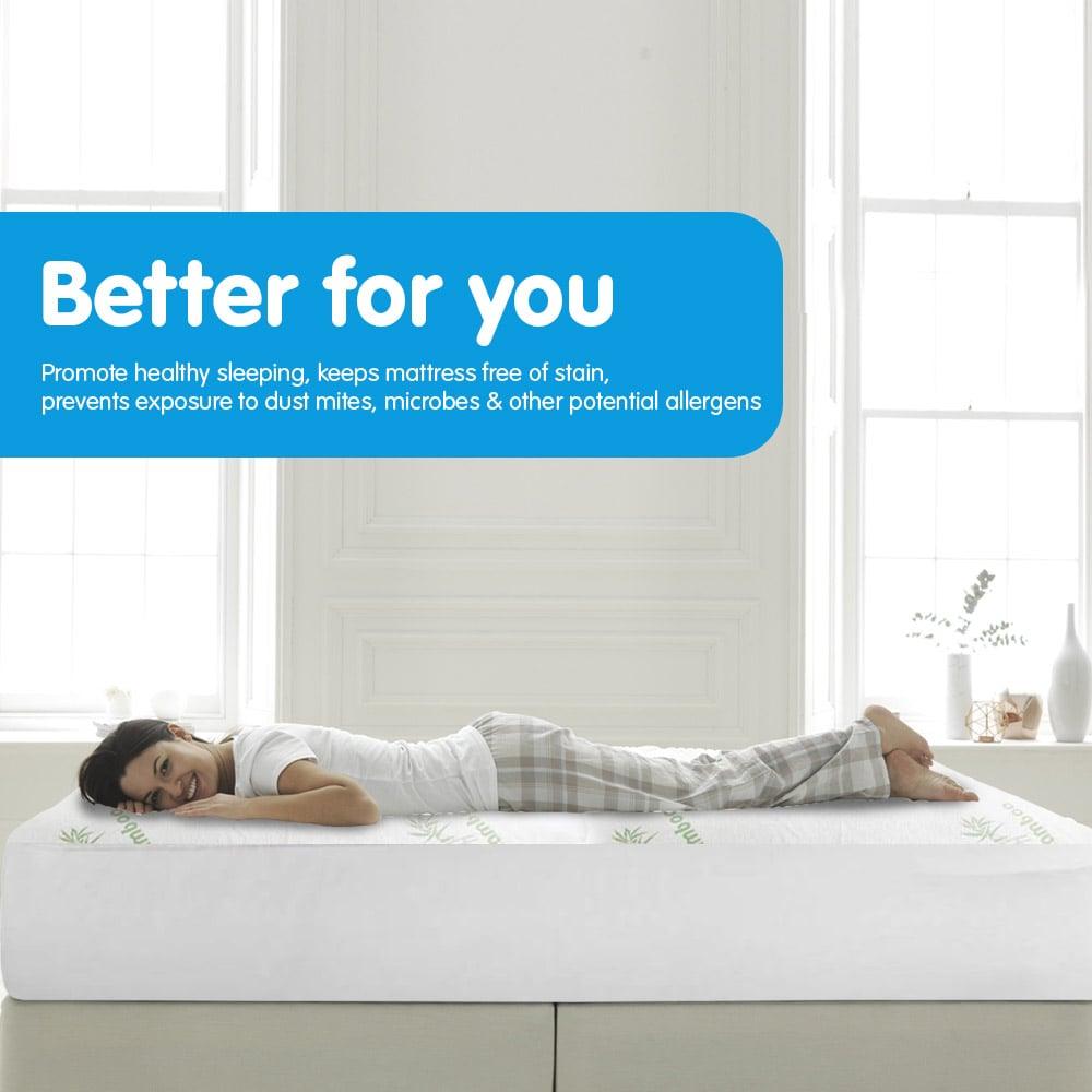 Laura Hill Bamboo Mattress Protector-queen - Harrogates