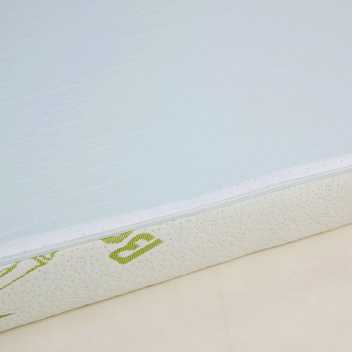 Laura Hill Cool Gel Memory Foam Mattress Topper Bamboo Fabric Cover Double - Harrogates