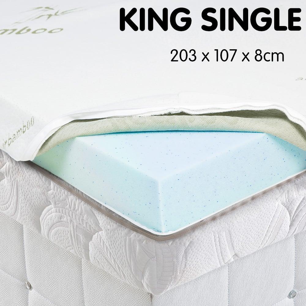 Laura Hill Cool Gel Memory Foam Mattress Topper - King Single - Harrogates
