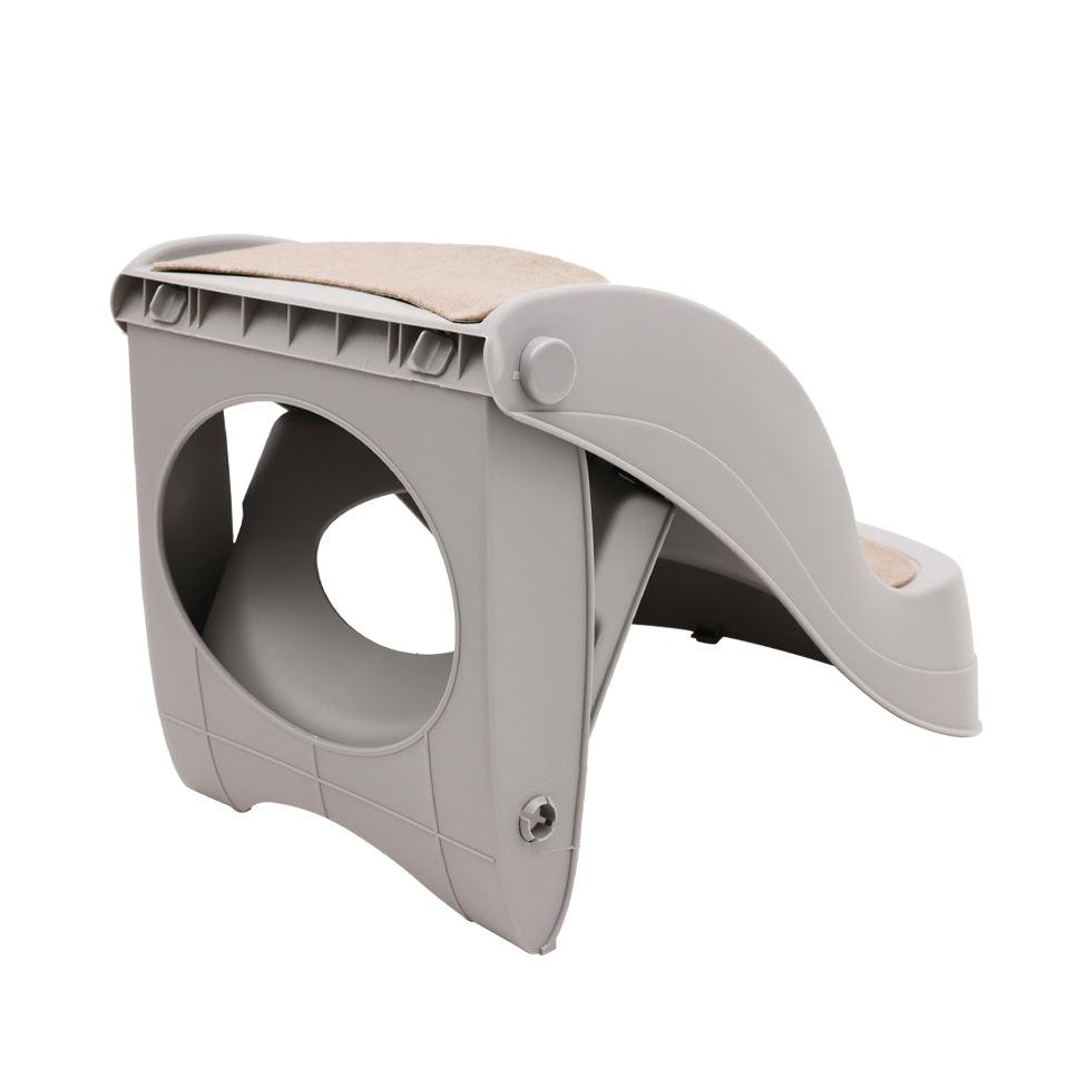 Furtastic 38cm Foldable Pet Stairs Ramp - Grey - Harrogates