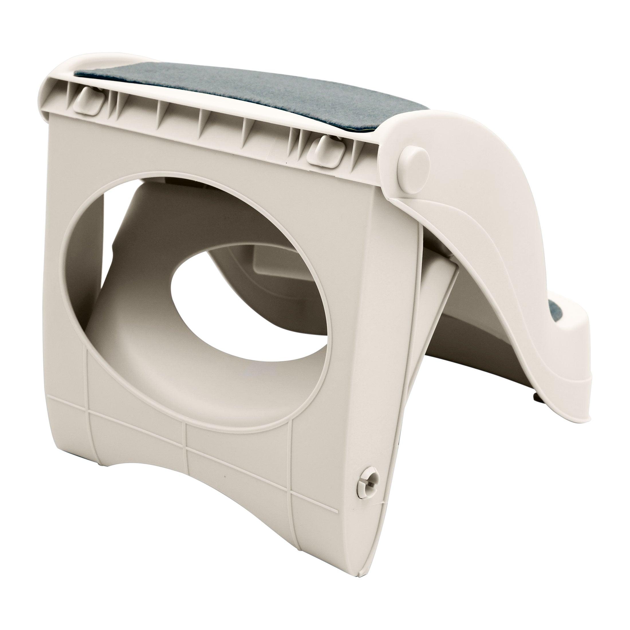 Furtastic 38cm Foldable Pet Stairs Ramp - White - Harrogates