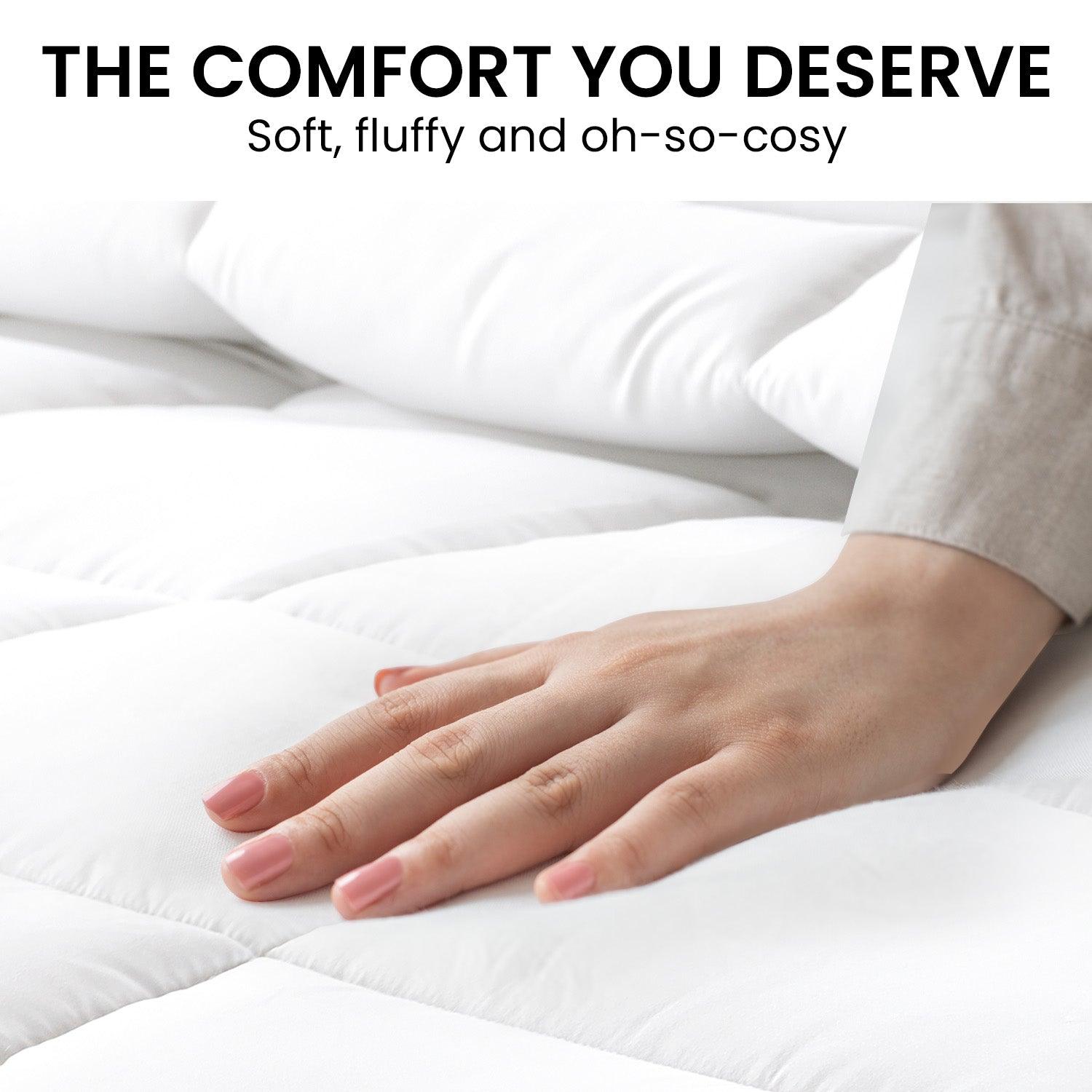 Laura Hill 500GSM Duck Down Feather Quilt Comforter Doona - Super King - Harrogates