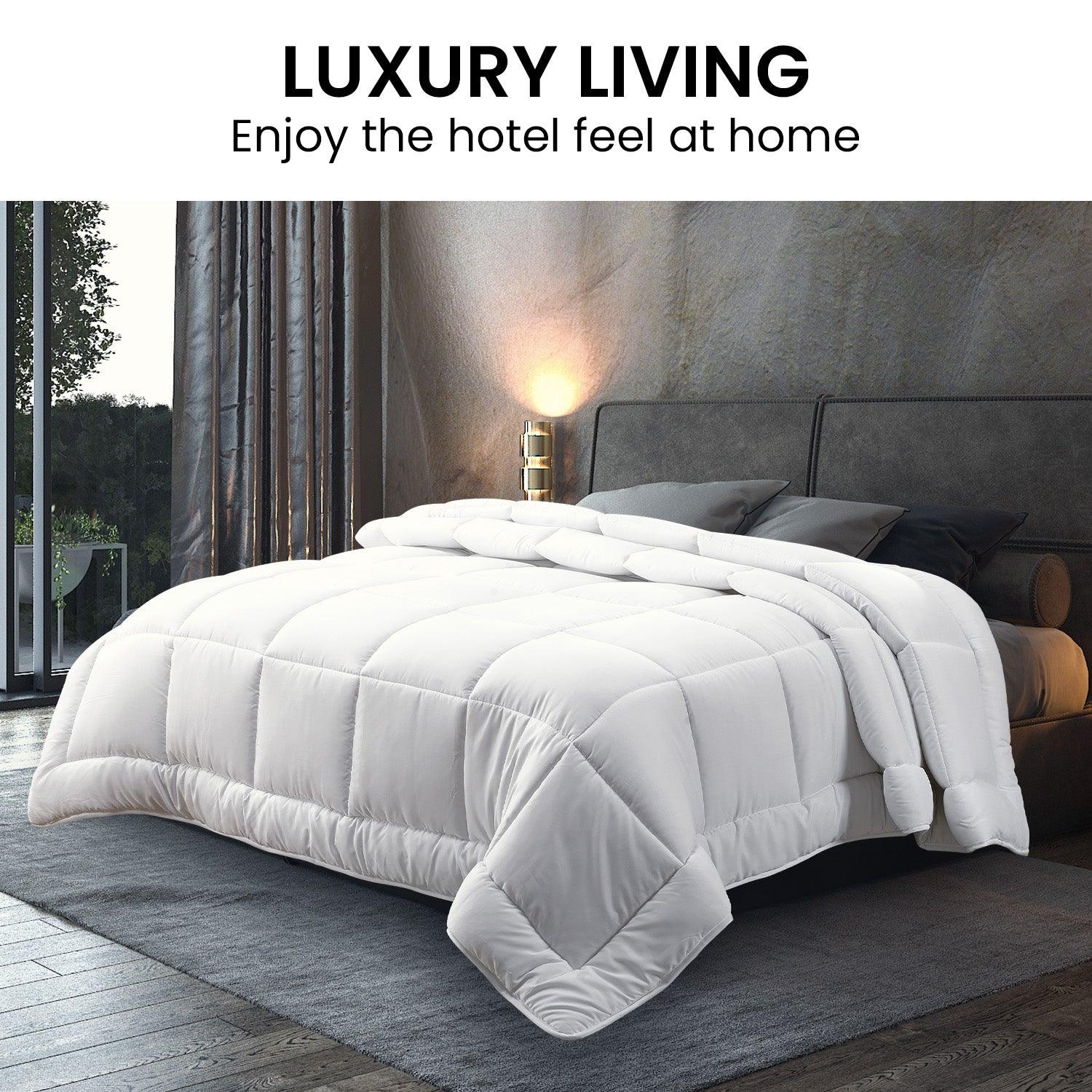 Laura Hill 500GSM Duck Down Feather Quilt Comforter Doona - Super King - Harrogates