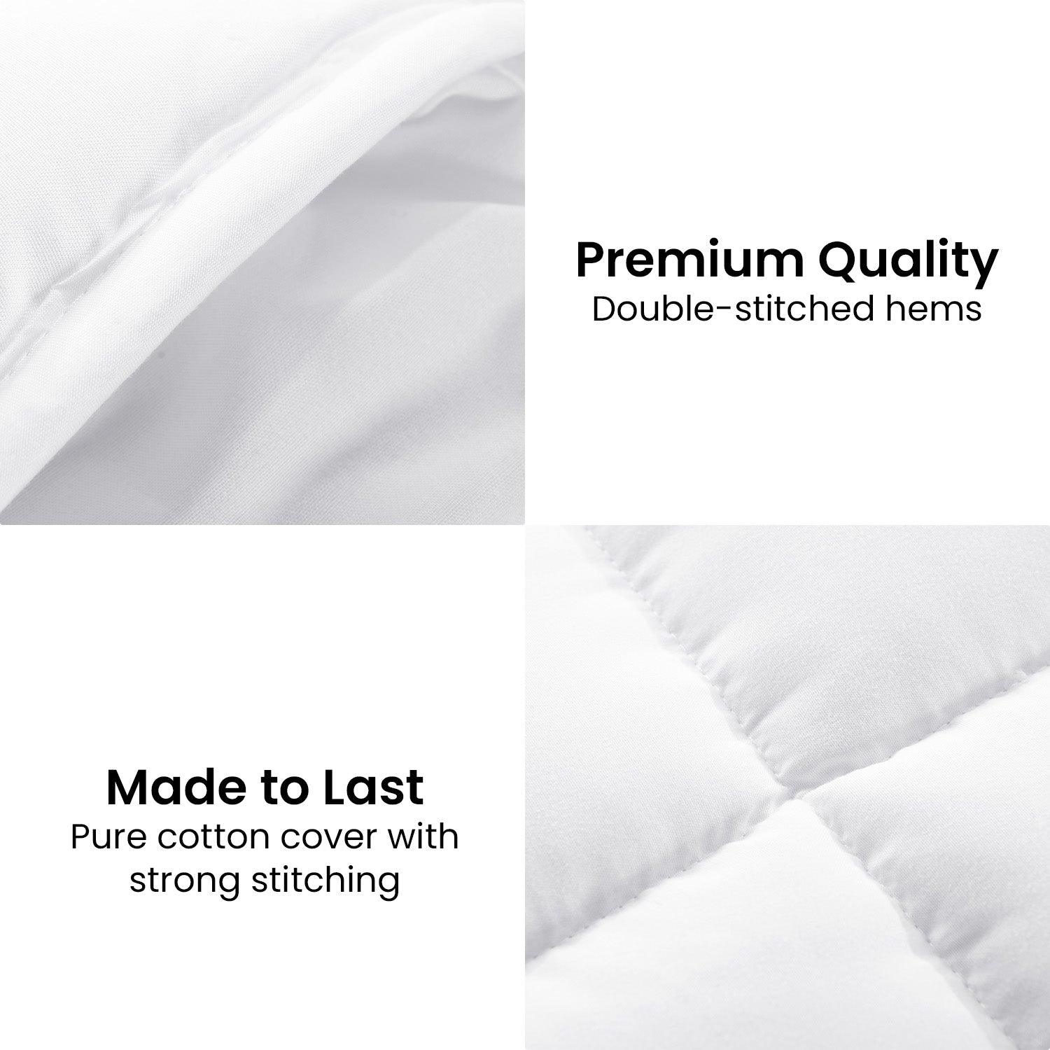 Laura Hill 500GSM Duck Down Feather Quilt Comforter Doona - Super King - Harrogates