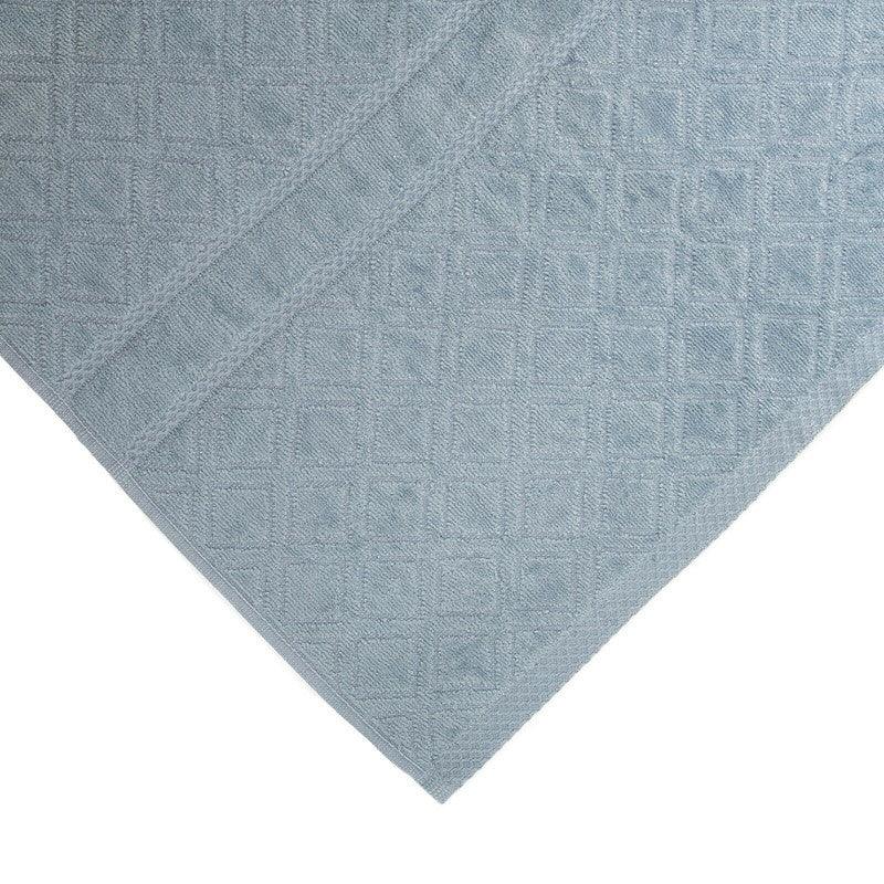 Premium Velour Diamond Design Jacquard Bath Towel (Blue) - Harrogates