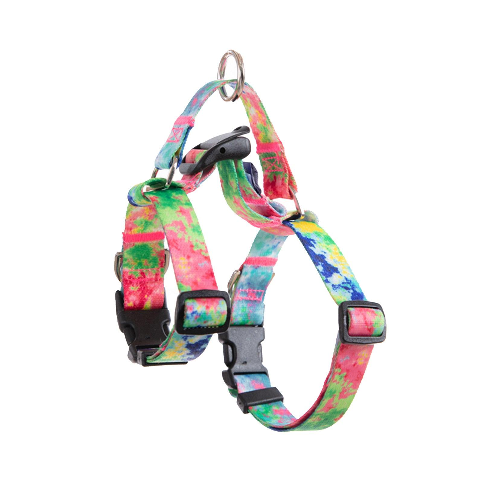 Dog Double-Lined Straps Harness Adjustable M SWEET GREEN - Harrogates