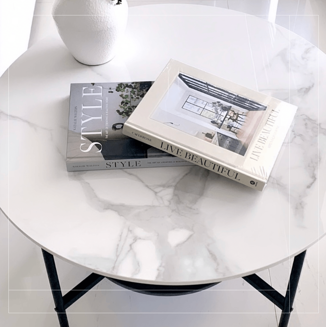 Interior Ave - Duke Round Two Tier Stone Coffee Table - Harrogates