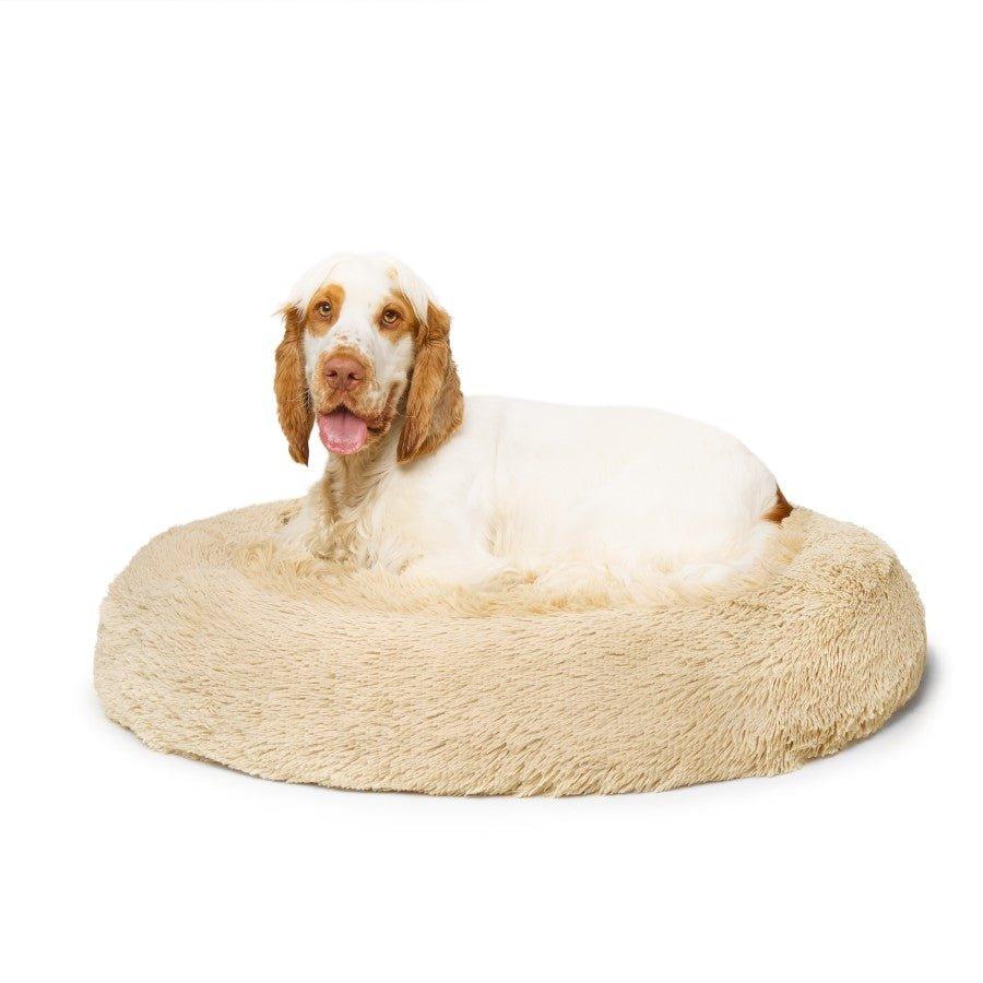 Fur King "Nap Time" Calming Dog Bed - Medium - Brindle - Harrogates